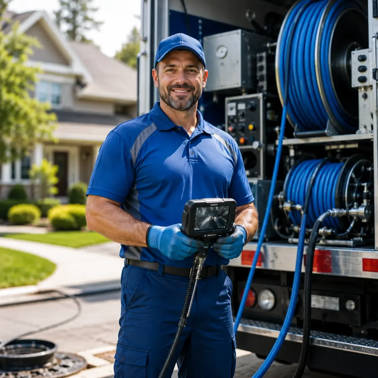 Local outdoor drain cleaning specialists in Columbia, IL